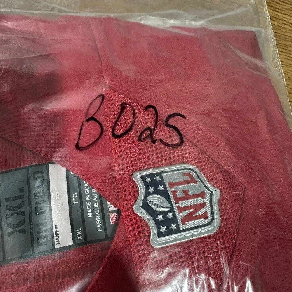 Nike Mens XXL San Francisco 49ers Deebo Samuel 19 Jersey Red 75th Anniversary